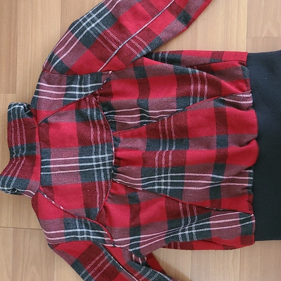 Plaid Bomber Jacket - Wet Seal Size L - Picture 3 of 3